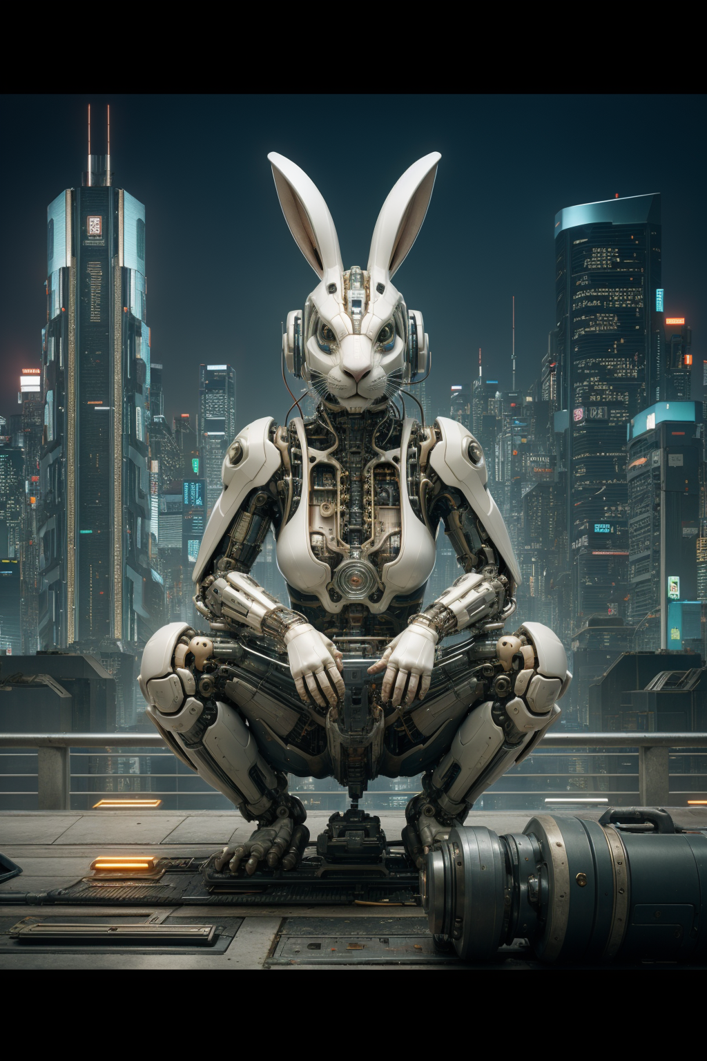 02261-968691146-RAW Photo, mechanical rabbit, white Plastic, capturing the balance between technology the environment BREAK (cyberpunk city_1.2).png